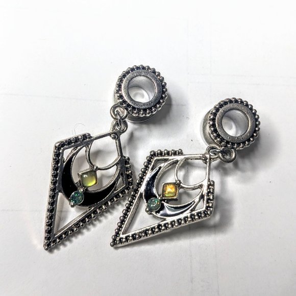 New 8mm Stainless Steel Tunnel Plug Jewelry Stretch Earrings Screw Back - Picture 4 of 9